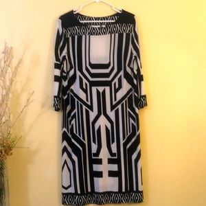 Black and white Sheath Dress